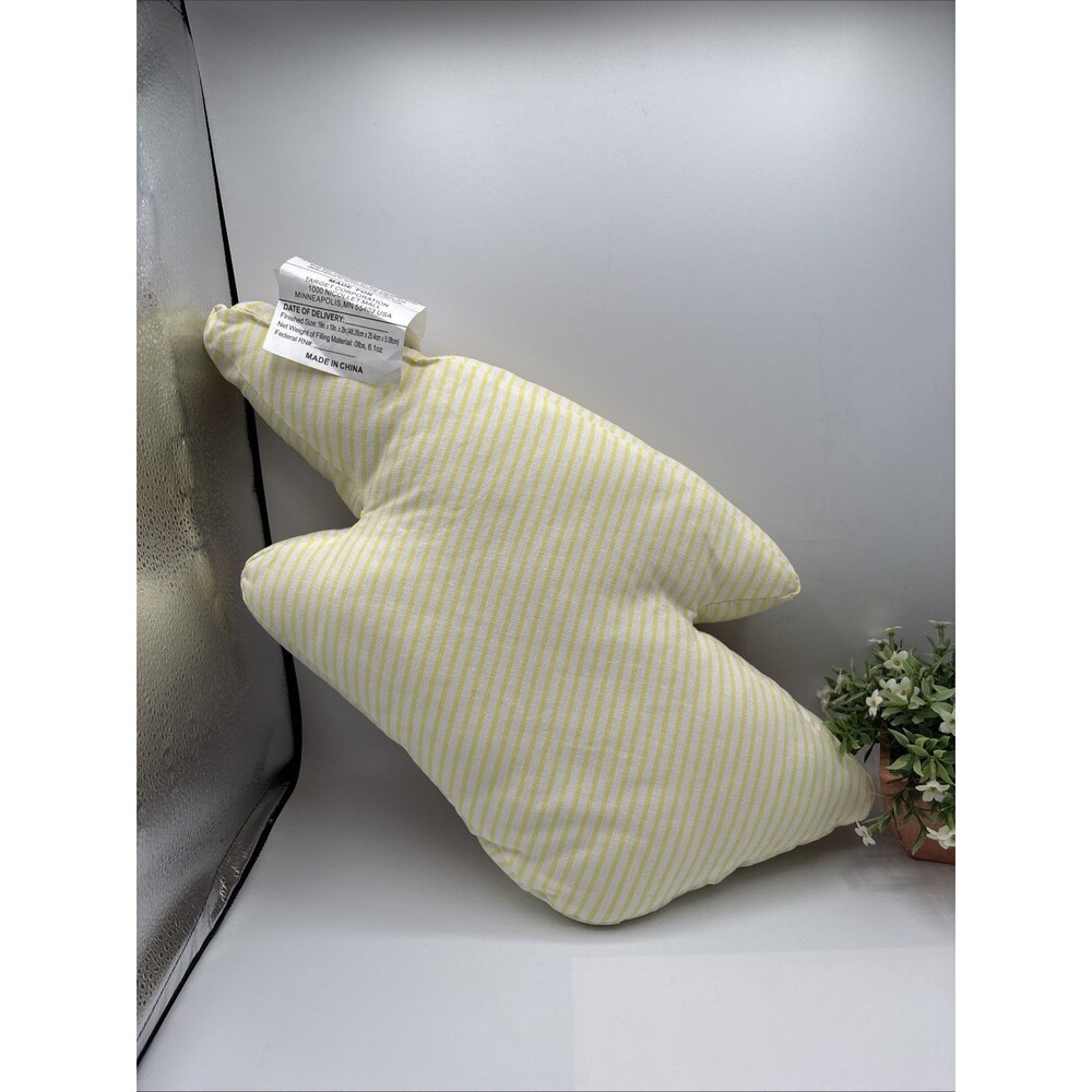 Lightning bolt pillow Pillowfort Kids Bedroom Stuffed Decorative 19"x10"x2" NWT - Picture 3 of 5